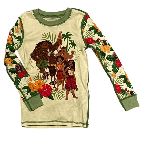 Disney Moana Kids Pajama 2 pc Set - Picture 2 of 6